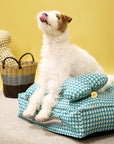 Waffle Shape Sweet Dreams Calming Dog Bed