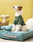 Waffle Shape Sweet Dreams Calming Dog Bed
