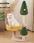 Cat climbing frame cat climber cat nest cat tree integrated cat teaser toy small cat supplies cat tower scratching pole four seasons joint Yan