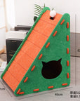 Triangular Vertical Cat Scratching Board Cat Claw Grinding Artifact Cat Claw Board Climbing Pad Wear-resistant Chip-free Wall Cat Toy