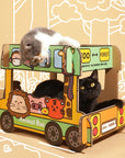 Model cat scratch Board ice car scratching board corrugated paper cat nest double layer cat supplies large wear-resistant car chamfer
