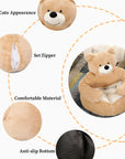 Cute Detachable Cuddle Bear Cat Bed