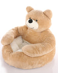 Cute Detachable Cuddle Bear Cat Bed