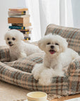 Lazy Holiday Plush Cozy Dog & Cat Sofa Bed - Pawhearth