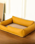 Leathaire Scratch Resistant Orthopedic Bed Dog Bed