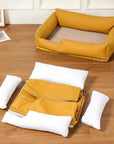 Leathaire Scratch Resistant Orthopedic Bed Dog Bed