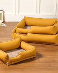 Leathaire Scratch Resistant Orthopedic Bed Dog Bed
