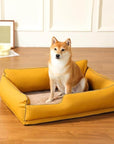 Leathaire Scratch Resistant Orthopedic Bed Dog Bed