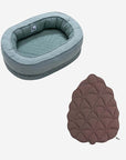 Leaf Shape Dog Blanket With Donut Dog Bed Luxury Dog Gifts