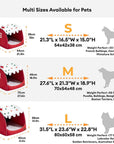 Festive Snow House Orthopedic Dog Bed - Christmas Warmth