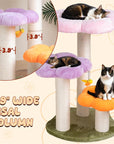 Three Flower Cat Tree