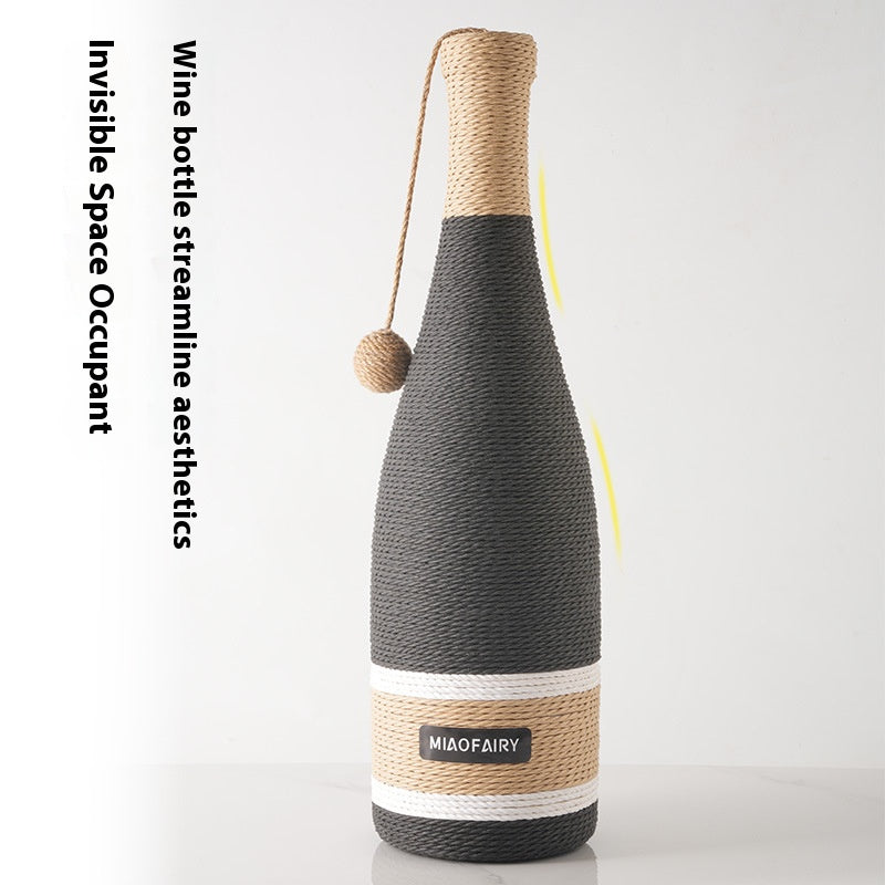 Cat Scratch Board Cat Supplies Pet Grinding Claw Wine Bottle Grab Column Cat Toy Suction Cup Suction Floor Suction Cup Cat Scratch Board