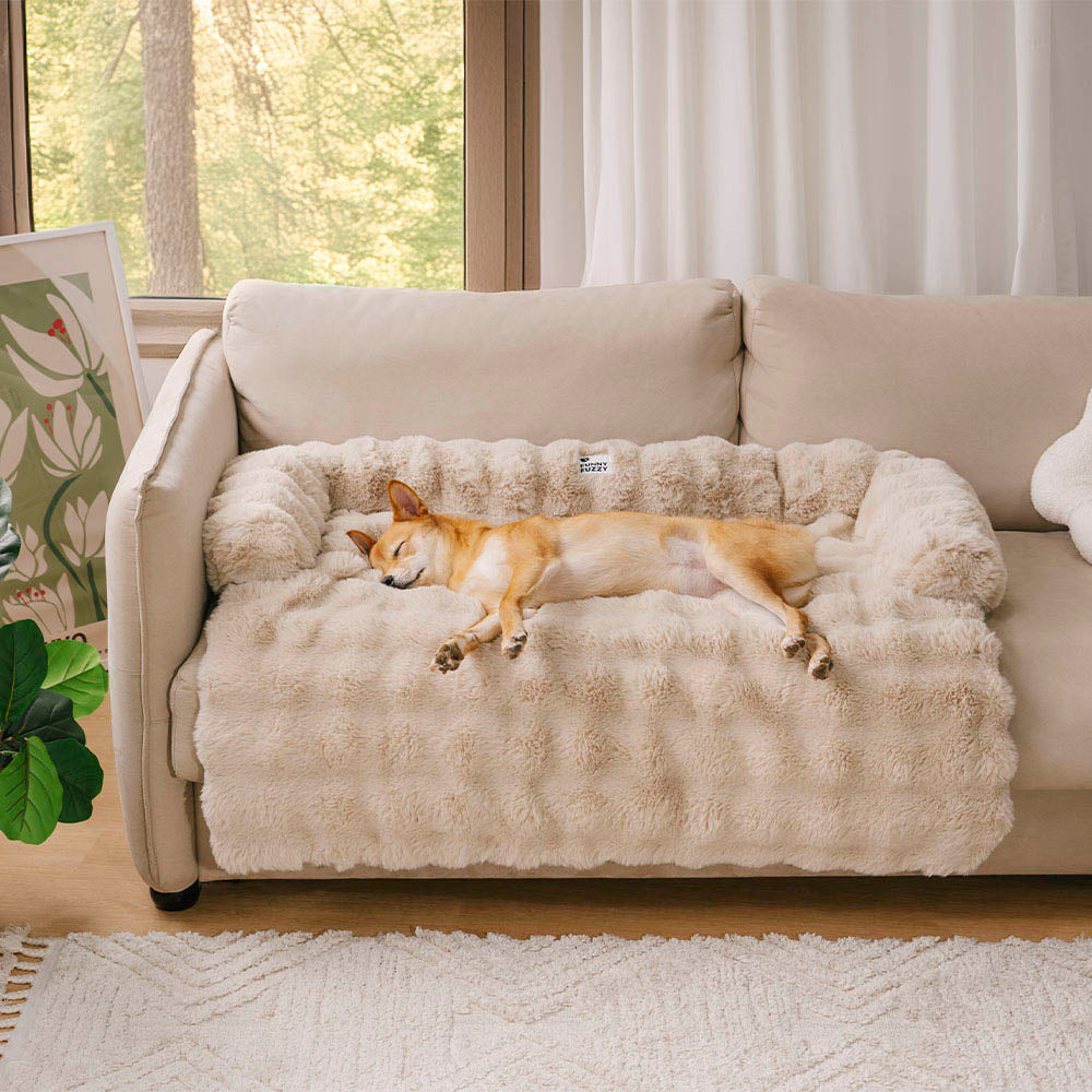 Fluffy Fuzzy Calming Dog Bed Sofa Protector Pet Mat - Pawhearth