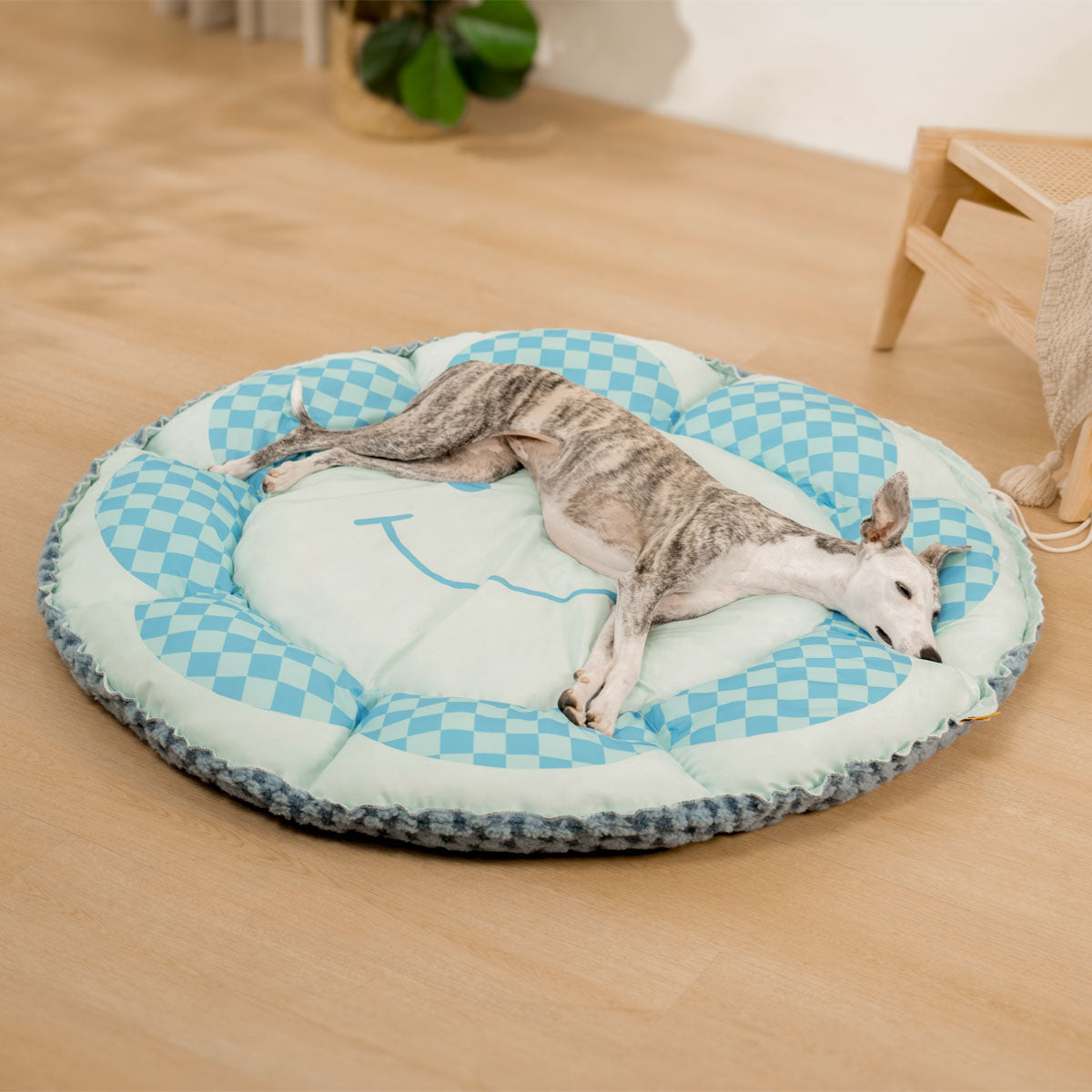 Dual-side Reversible Cooling Mat Round Dog Bed - Pawhearth