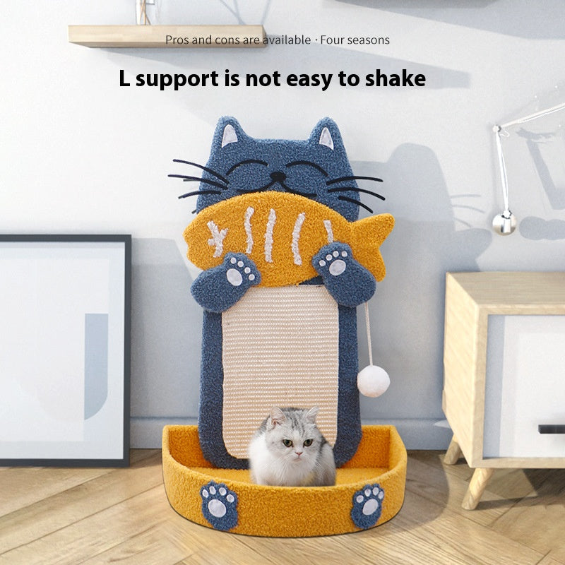 Cat scratch board nest no dandruff sisal scratch board cat nest integrated cat toy grinding claw anti-scratch cat scratch cat supplies