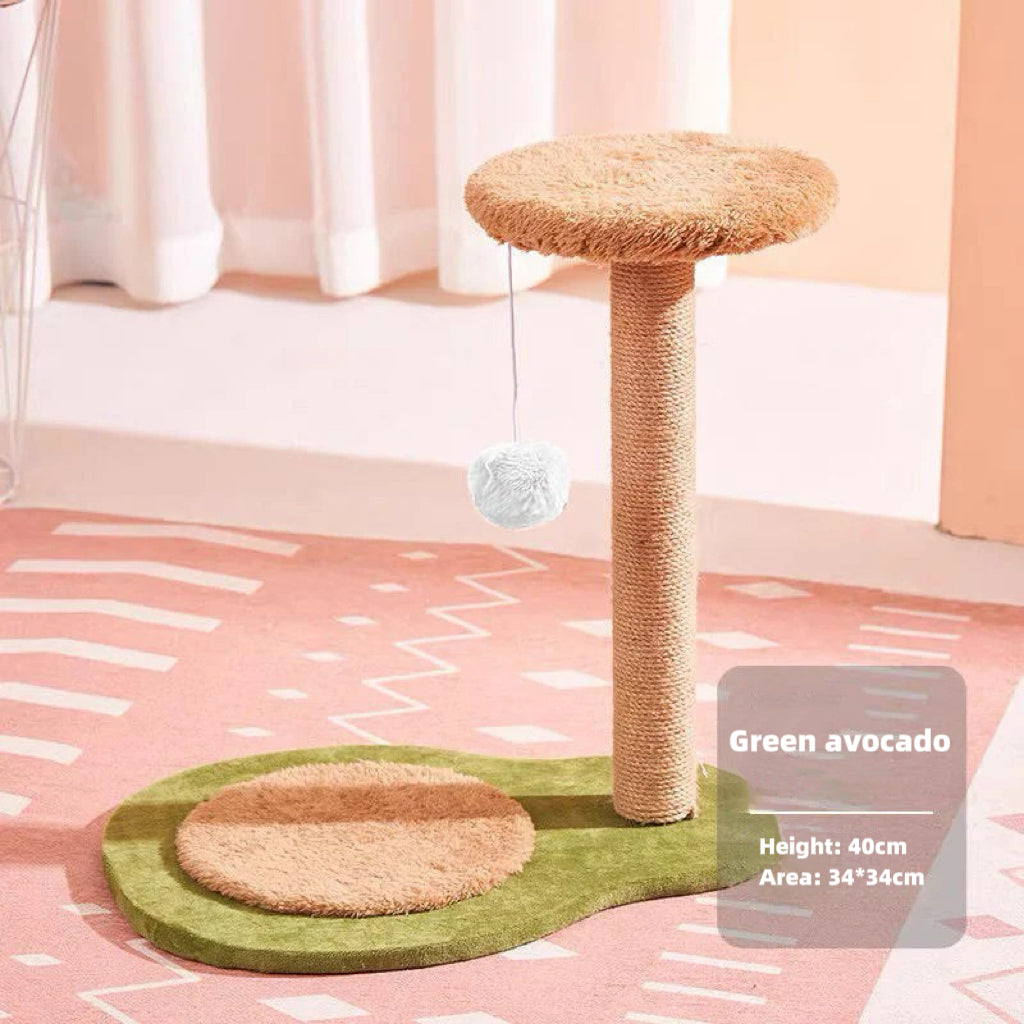 Cat climbing frame cat climber cat nest cat tree integrated cat teaser toy small cat supplies cat tower scratching pole four seasons joint Yan