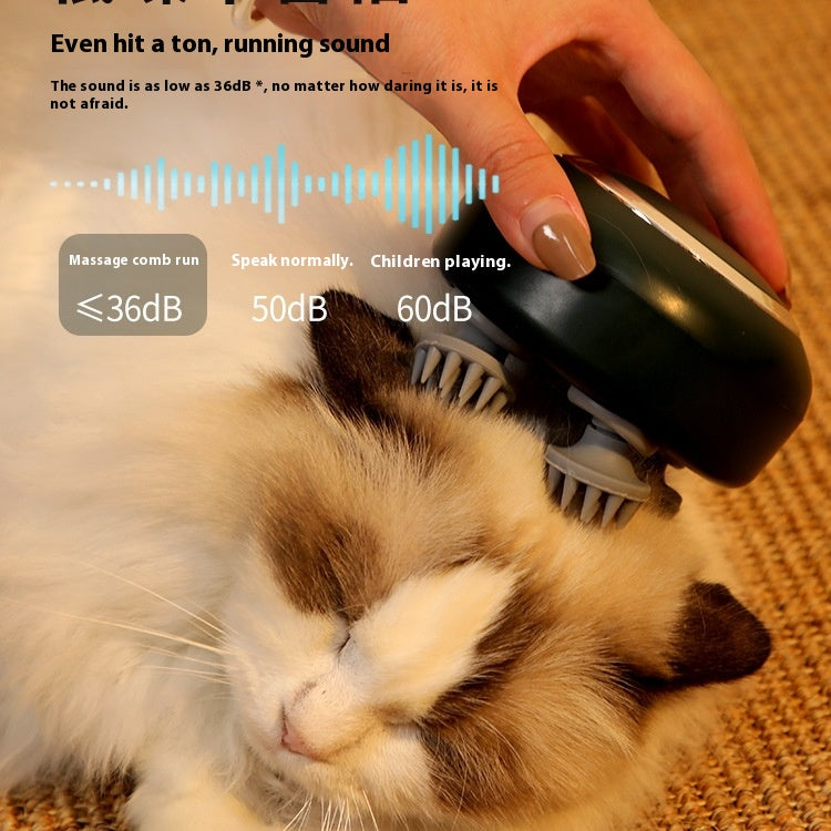 Cat massage head cat massager automatic electric massage instrument pet back scratcher scratching cat-related products