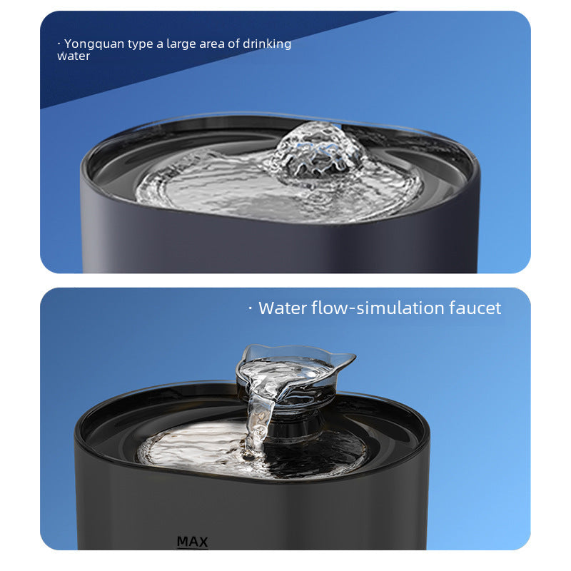 New Cat water dispenser circulating filter flowing water intelligent pet automatic water feeder water bowl cross-border hot sale