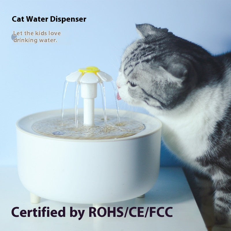 New pet water dispenser automatic circulation filter cat water dispenser intelligent pet water feeder flowing water kitten