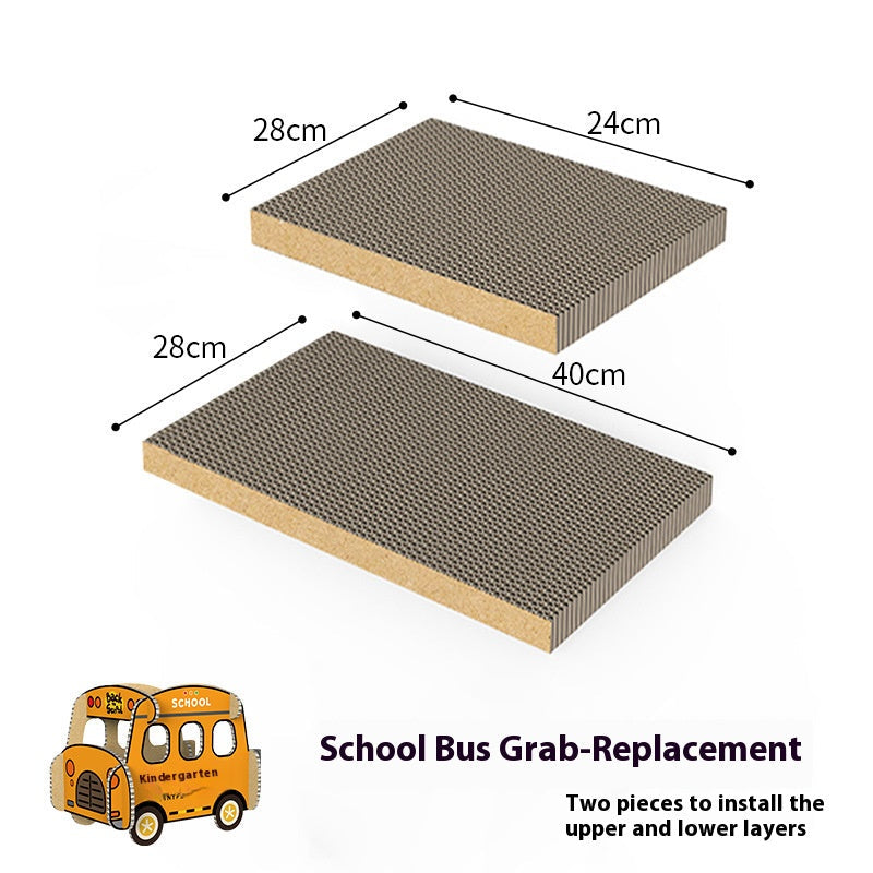 Model cat scratch Board ice car scratching board corrugated paper cat nest double layer cat supplies large wear-resistant car chamfer