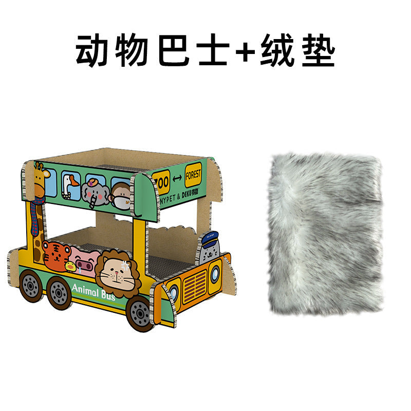 Model cat scratch Board ice car scratching board corrugated paper cat nest double layer cat supplies large wear-resistant car chamfer
