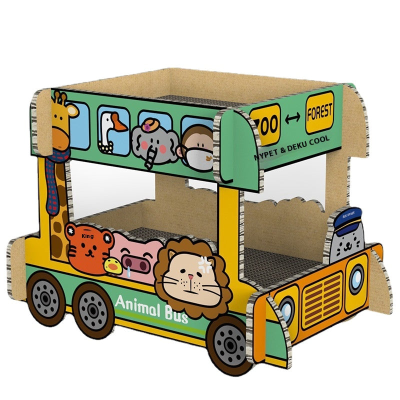 Model cat scratch Board ice car scratching board corrugated paper cat nest double layer cat supplies large wear-resistant car chamfer