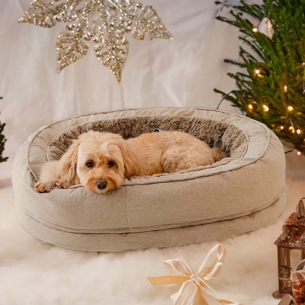 Donut Fluffy Orthopedic Dog Bed - Pawhearth