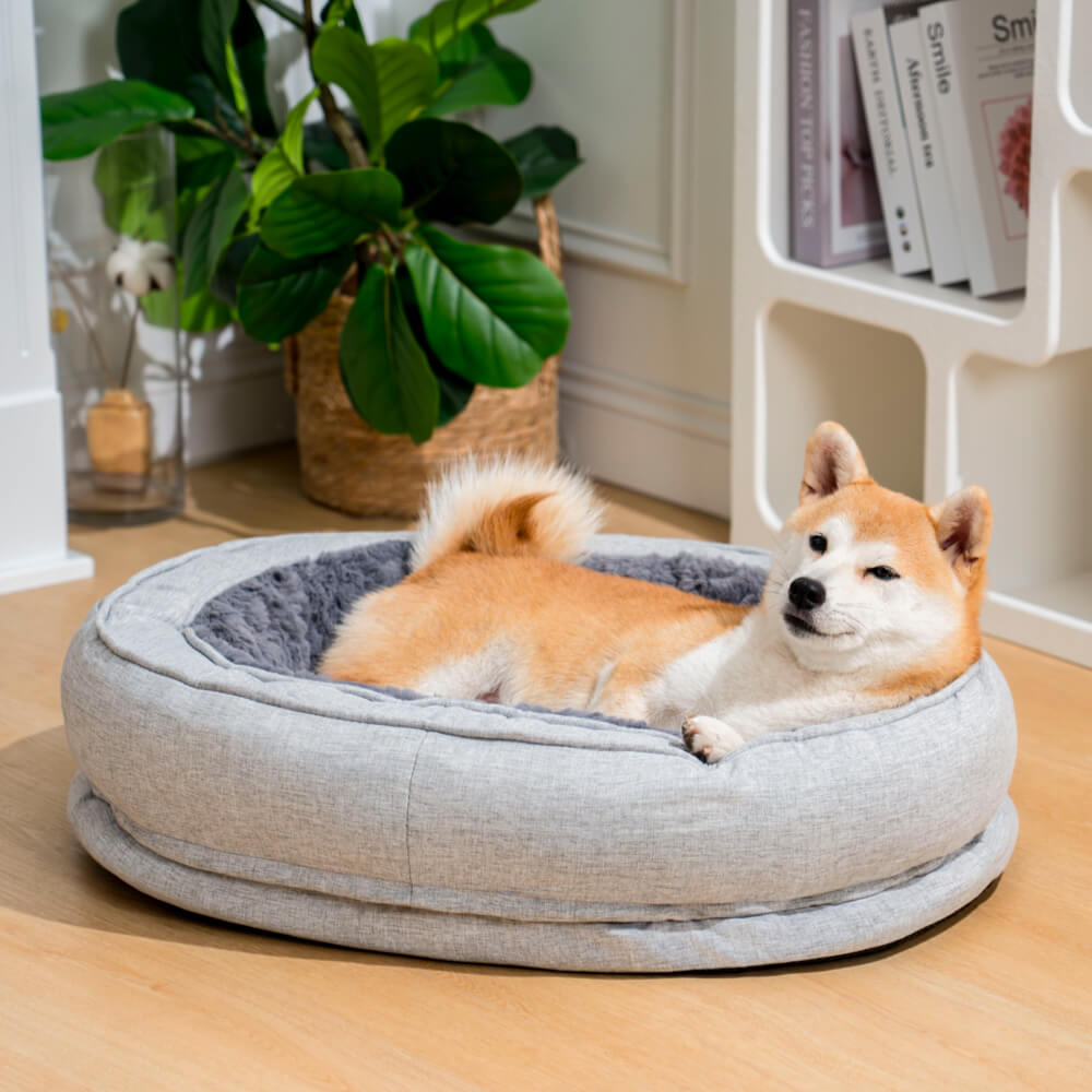 Donut Fluffy Orthopedic Dog Bed - Pawhearth