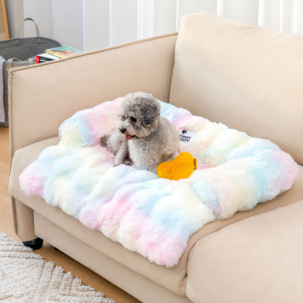 Fluffy Fuzzy Calming Dog Bed Sofa Protector Pet Mat - Pawhearth