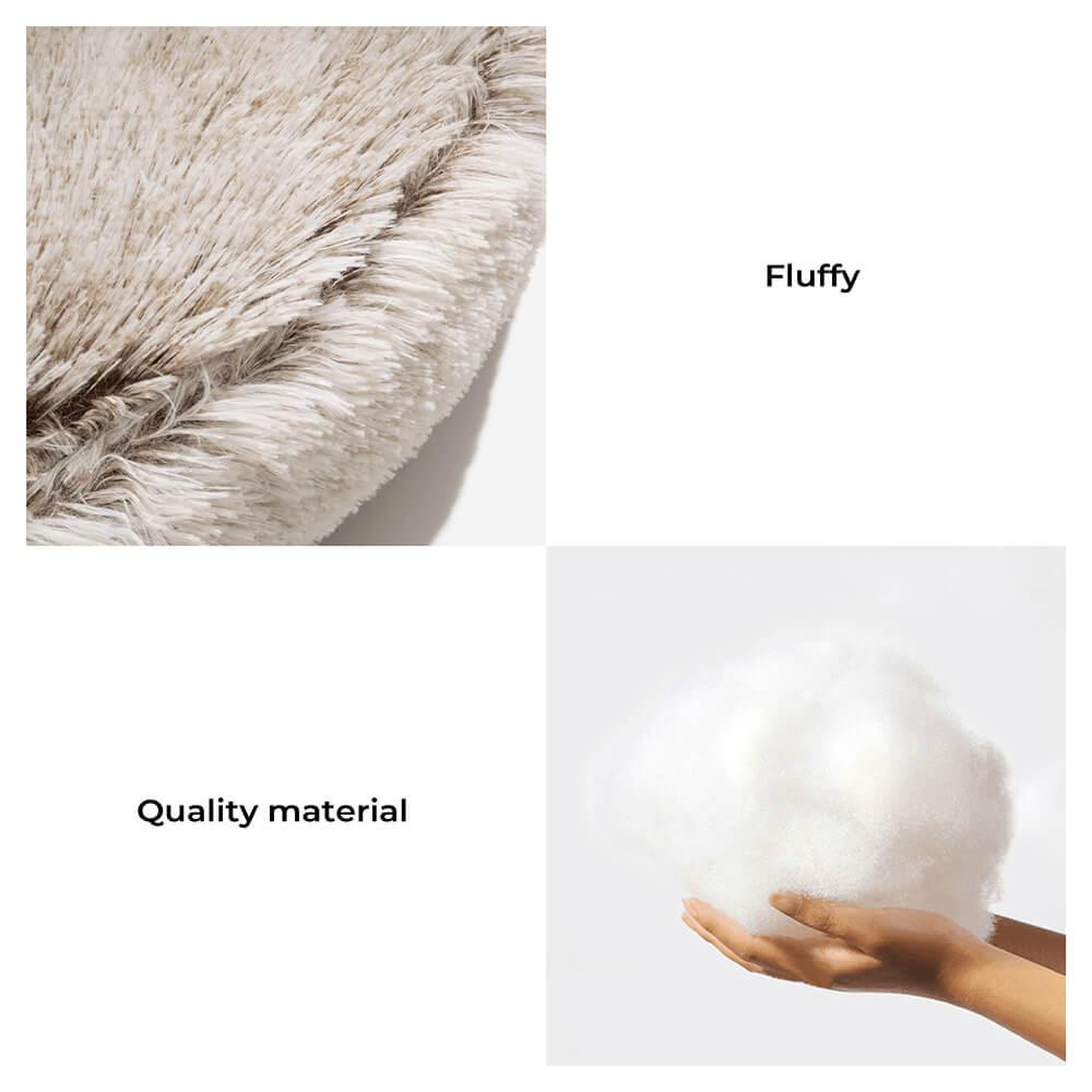 Calming Plush Semi-Enclosed Pet Nest Pita Bed For Dogs - Pawhearth