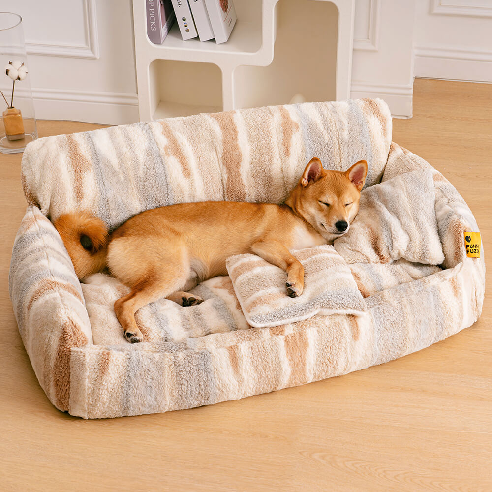 Nordic Fluffy Extra Large Cozy Dog & Cat Sofa Bed - Pawhearth