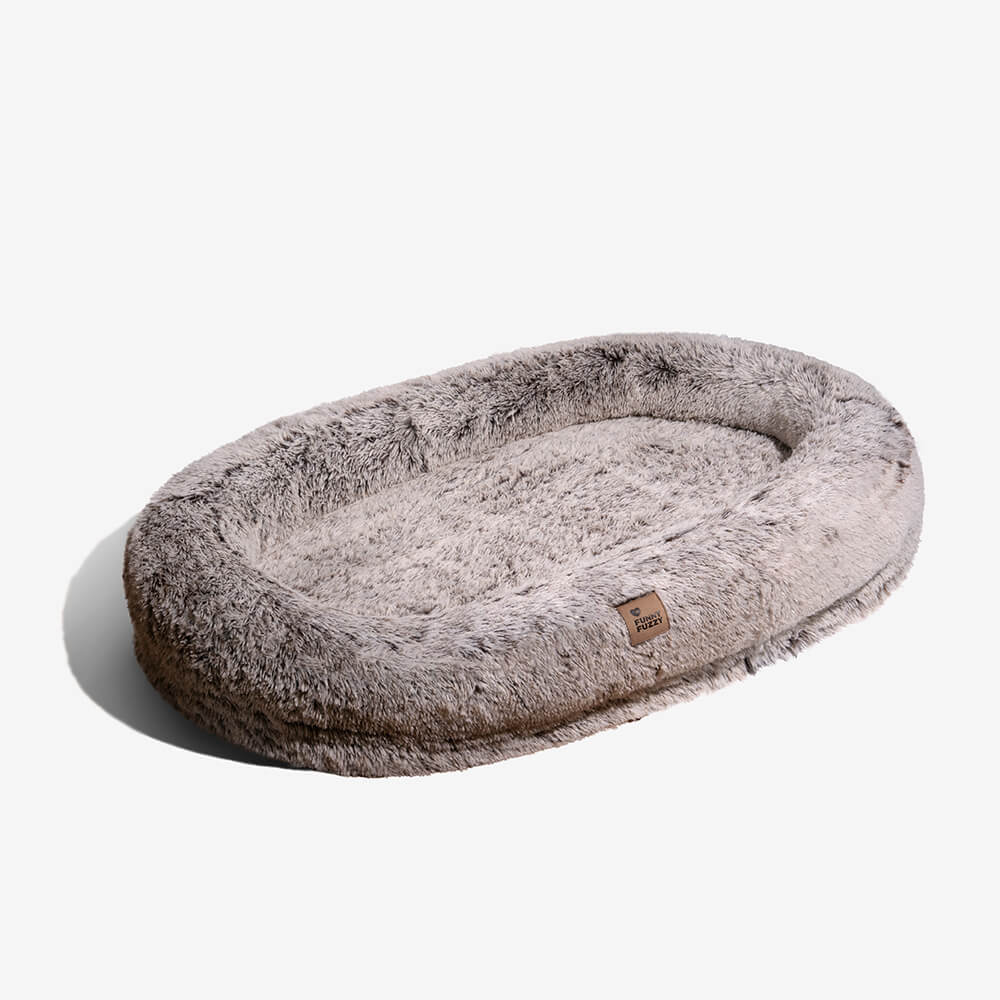 Luxury Super Large Sleep Deeper Oval Bed Human Dog Bed - Pawhearth