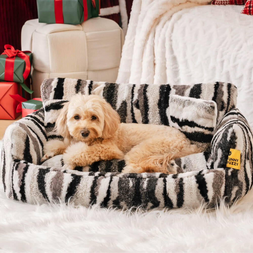 Nordic Fluffy Extra Large Cozy Dog & Cat Sofa Bed - Pawhearth