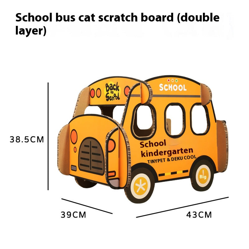Model cat scratch Board ice car scratching board corrugated paper cat nest double layer cat supplies large wear-resistant car chamfer