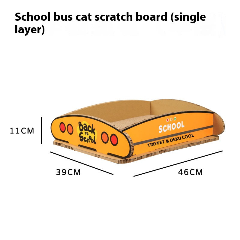 Model cat scratch Board ice car scratching board corrugated paper cat nest double layer cat supplies large wear-resistant car chamfer