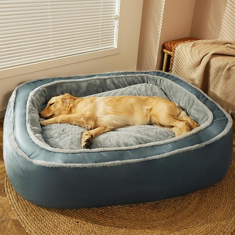 Large Warm Deep Sleeping Bed Dog Bed - Pawhearth