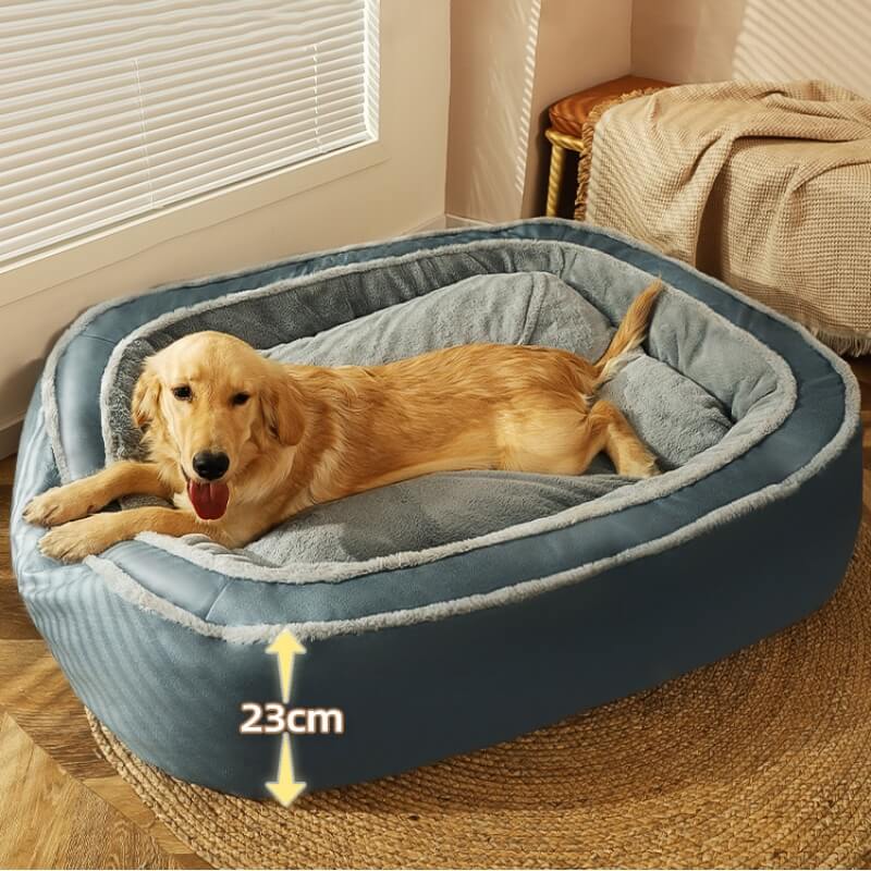 Large Warm Deep Sleeping Bed Dog Bed - Pawhearth